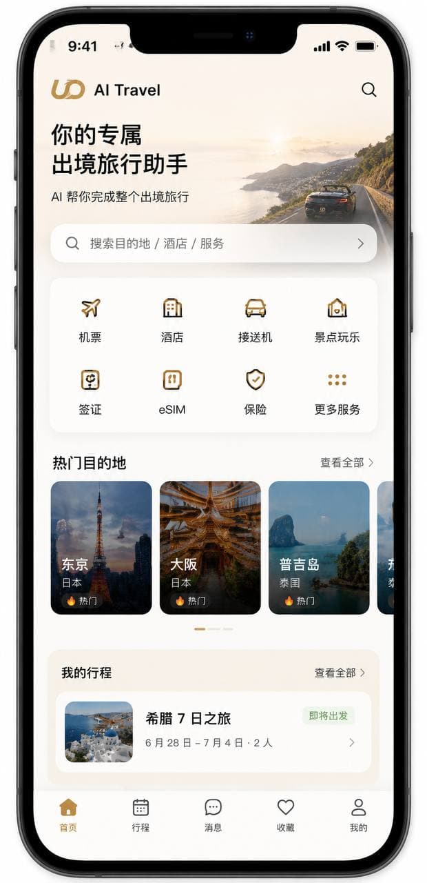 UO App 下载展示手机界面